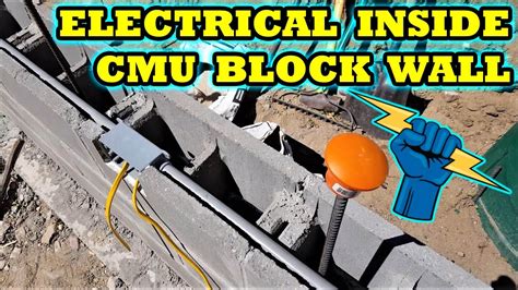 cmu electrical box|Estimating outlets in CMU .